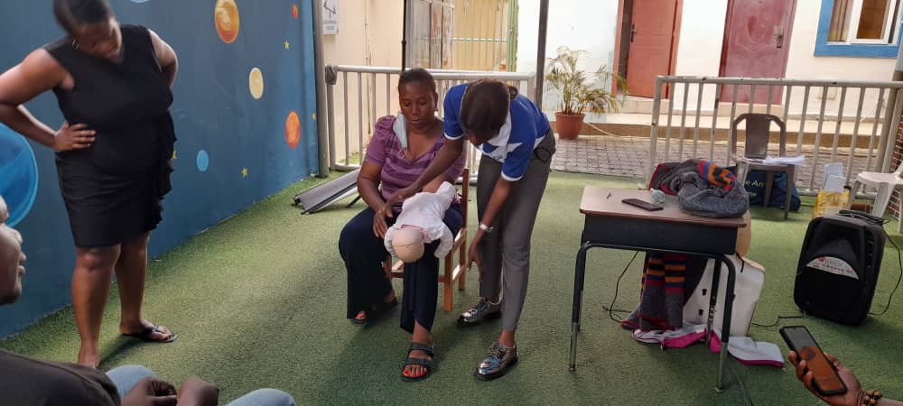 First Aid and CPR Training with The Learning Ladder Montessori School Lekki Lagos, Nigeria.