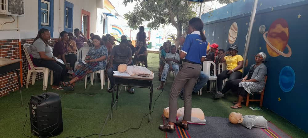 First Aid and CPR Training with The Learning Ladder Montessori School Lekki Lagos, Nigeria.