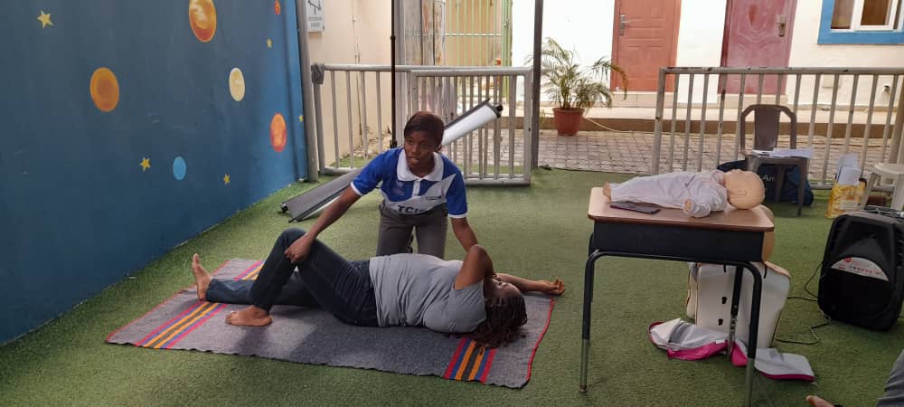 First Aid and CPR Training with The Learning Ladder Montessori School Lekki Lagos, Nigeria.